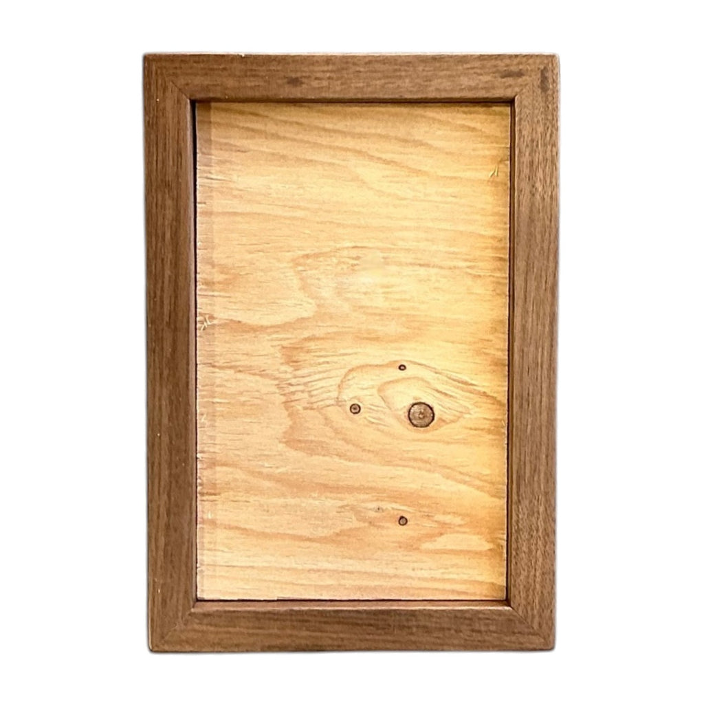Rectangular Walnut Plaque with Insert