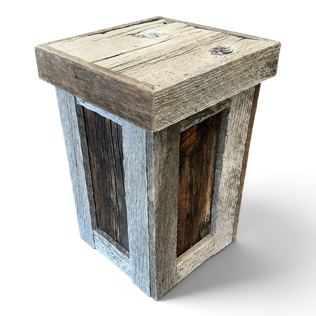 Barn Wood Pedestal