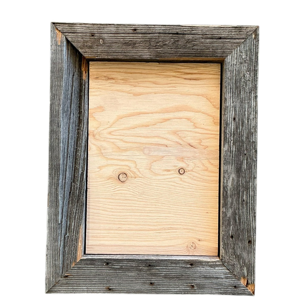 Rectangular Barn Wood Plaque with Insert